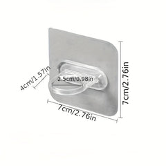 10pcs Telescopic Rod Hooks Shower Curtain Rod Hooks Strong Adhesive