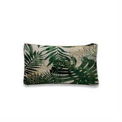 Plants Pattern Makeup Bag Zipper Pouch