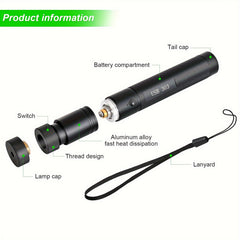 VGSEA Long Range Green Laser Pointer USB Rechargeable for Pet Interaction