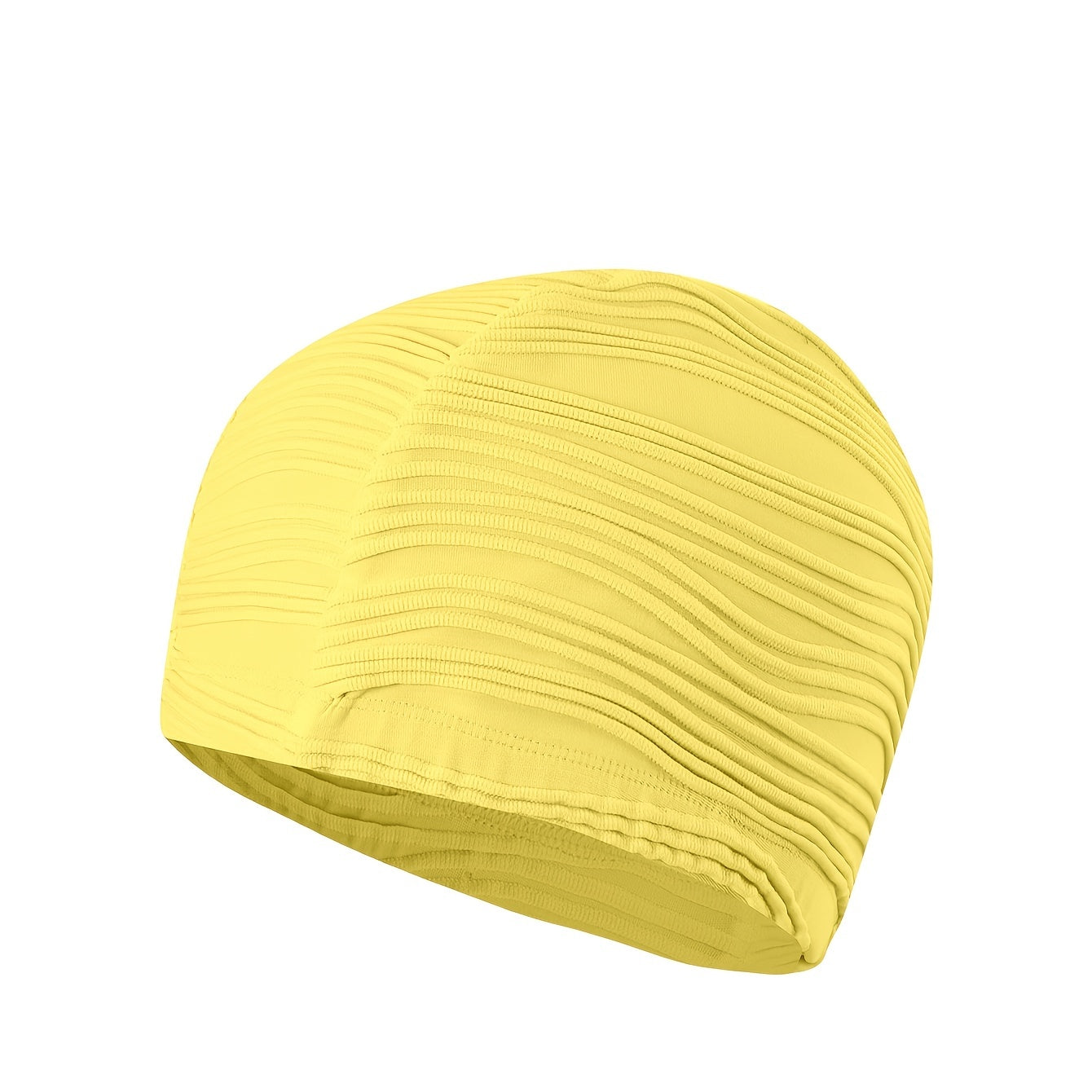 Ear Protection Swim Cap High Elastic Solid Cap For Hair Adult