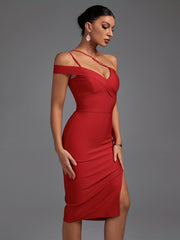 Casual Sleeveless Asymmetrical Slit Dress for Women