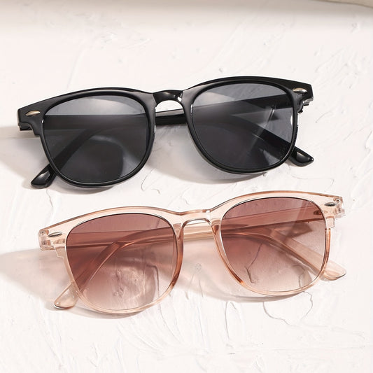 Square Sunglasses Anti Glare UV400 Sun Shades Glasses for Driving Beach Travel