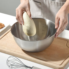 Stainless Steel Egg Beater Bowl for Efficient Whipping