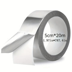 HVAC Waterproof Fireproof Aluminum Foil Tape For Ventilation Duct