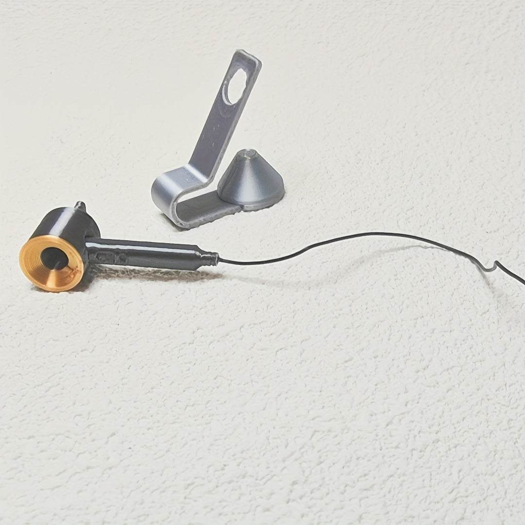 Mini Hair Dryer Set with Stand for Dollhouse Decor