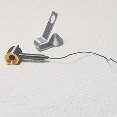 Mini Hair Dryer Set with Stand for Dollhouse Decor