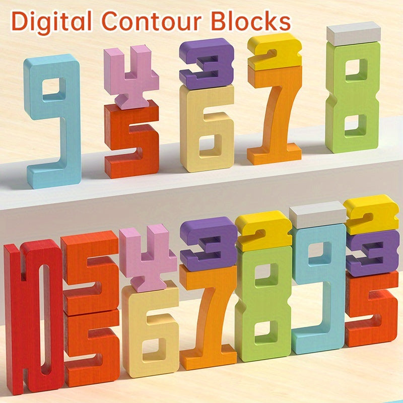Digital Building Blocks: Numbers Added Together = Same Height Logic Game