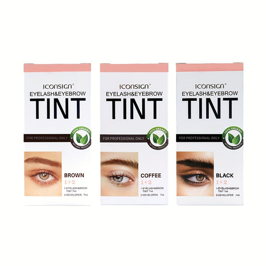 Waterproof Eyebrow Coloring Kit Long Lasting Gel Dye Set