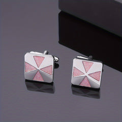 Glitter Square Cufflinks Men's Shirt Buckle Accessories