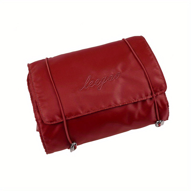 Nylon Rope Rolling Cosmetic Bag Portable Makeup Storage Bag