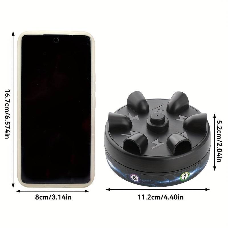 Six Finger Polygraph Finger Shock Game Test Prank Toy for 11 Festivals