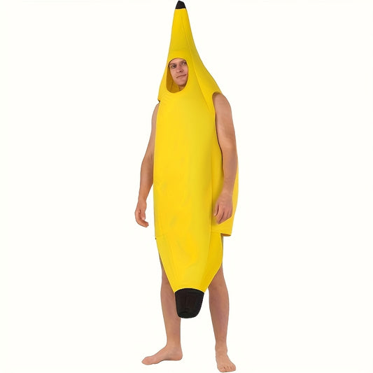 Unisex Adult Banana Costume for Halloween Christmas Parties