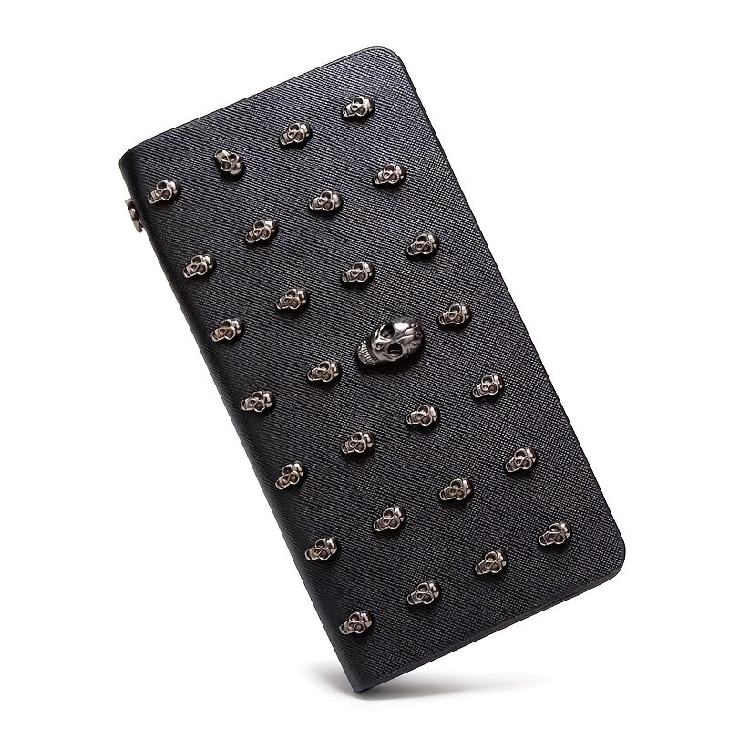 Gothic Skull Card Holder Coin Purse Clutch & Wallet