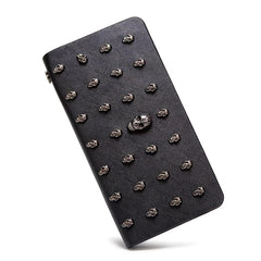Gothic Skull Card Holder Coin Purse Clutch & Wallet