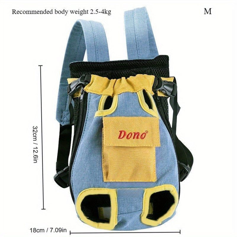 Pet Carrier Backpack Portable Double Shoulder Bag Dog Bag Breathable