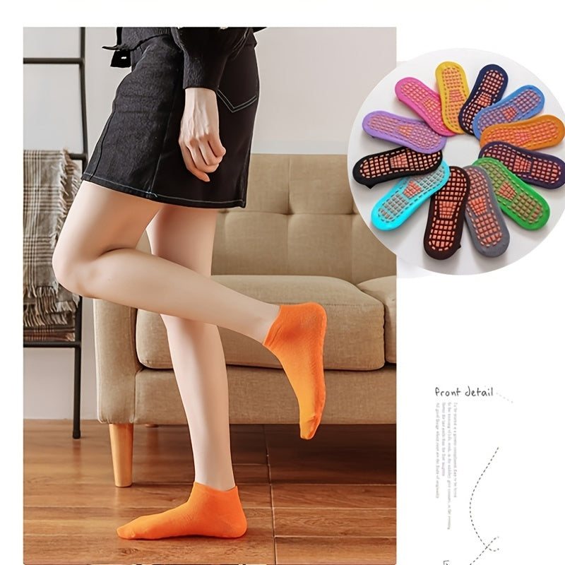 Anti Slip Trampoline Socks Parent Child Cotton Elastic Sports Socks