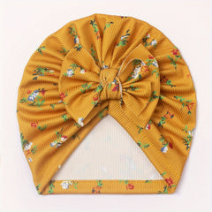 Baby Turban Headwarp Soft Bow Knotted Hat