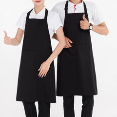 Adjustable Waterproof Cooking Apron Household Solid Apron
