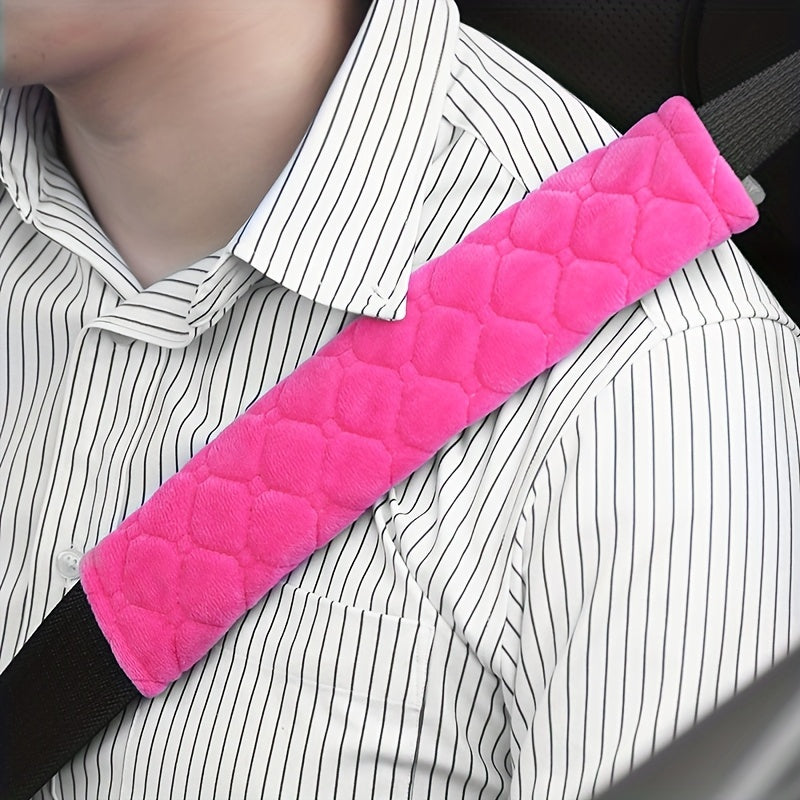 Car Safety Belt Shoulder Guard Lengthened Plush Shoulder Guard