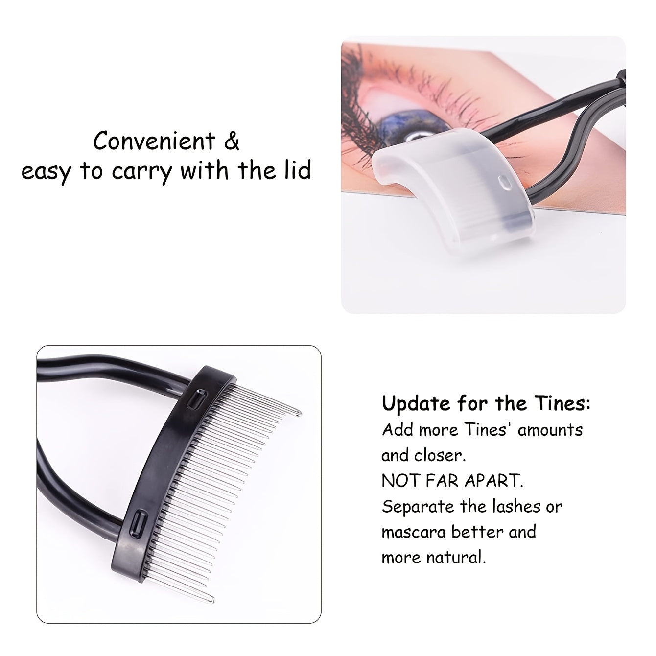 Mascara Eyelash Separator Eyebrow Brush Set