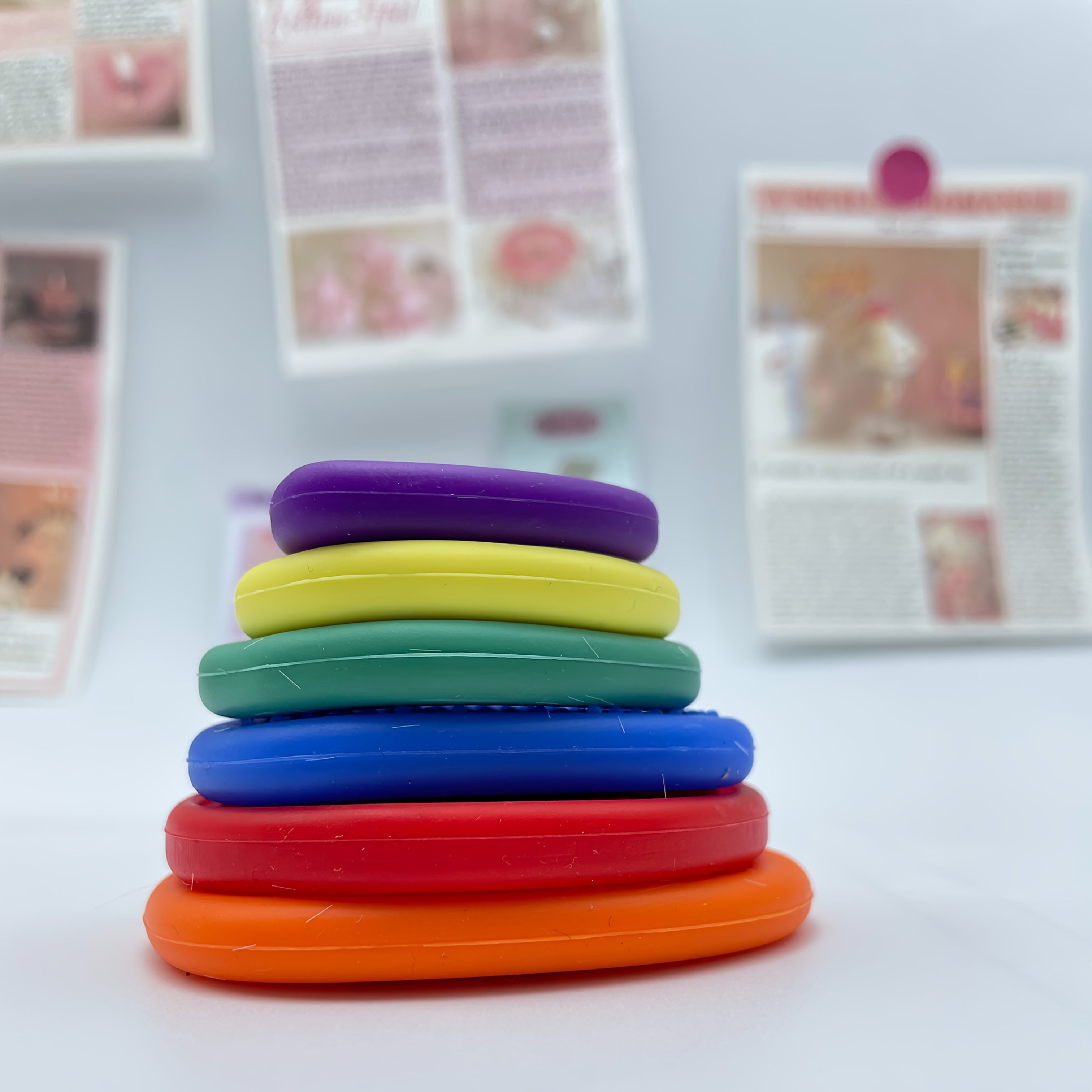 6pcs Silicone Squeeze Toy Set for Festive Parties