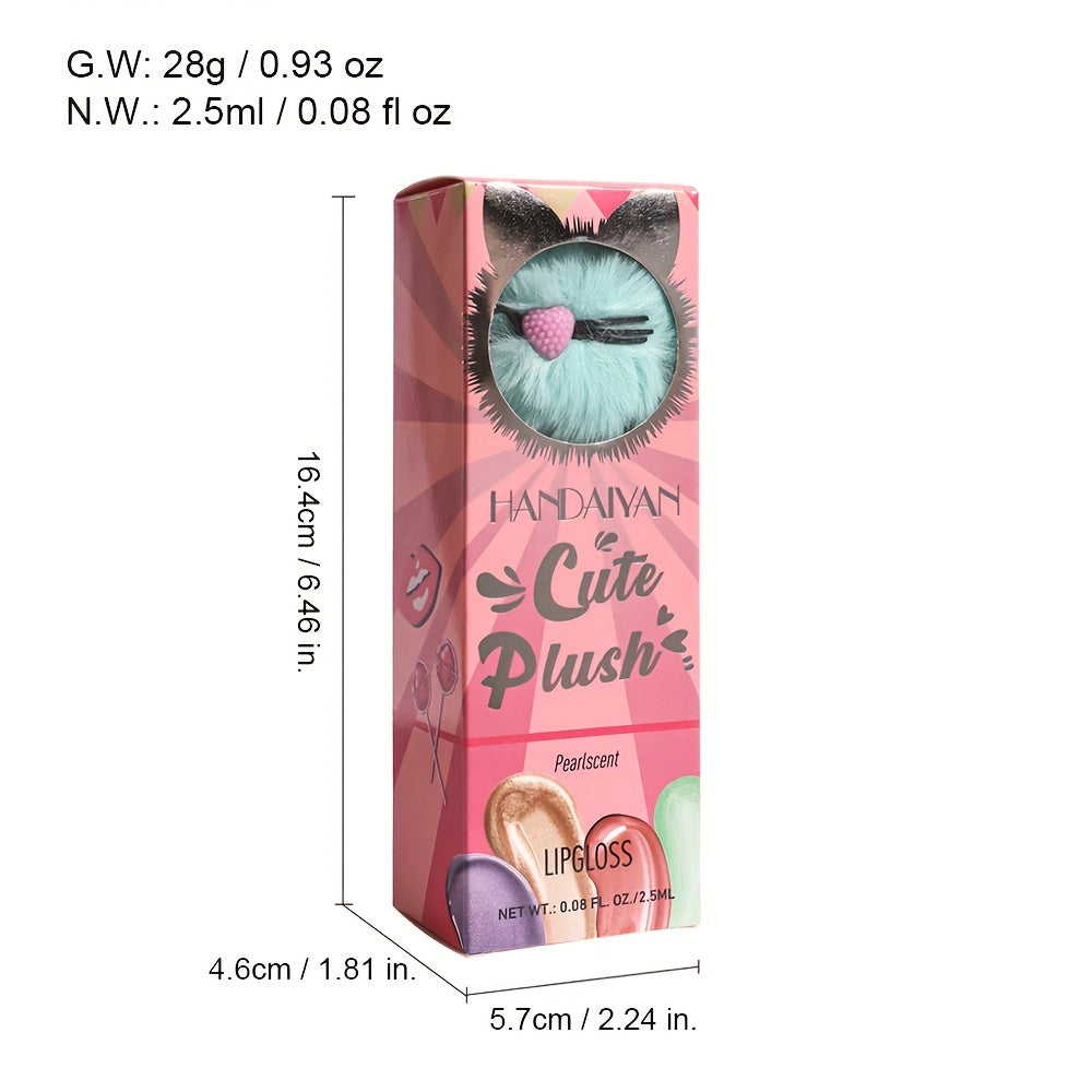 Cat Head Lip Gloss Moisturizing Lip Honey Waterproof Makeup