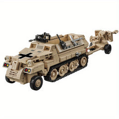 Military APC Building Block Set Toy