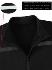Women's Fleece Lined Yoga Jacket Zip Up