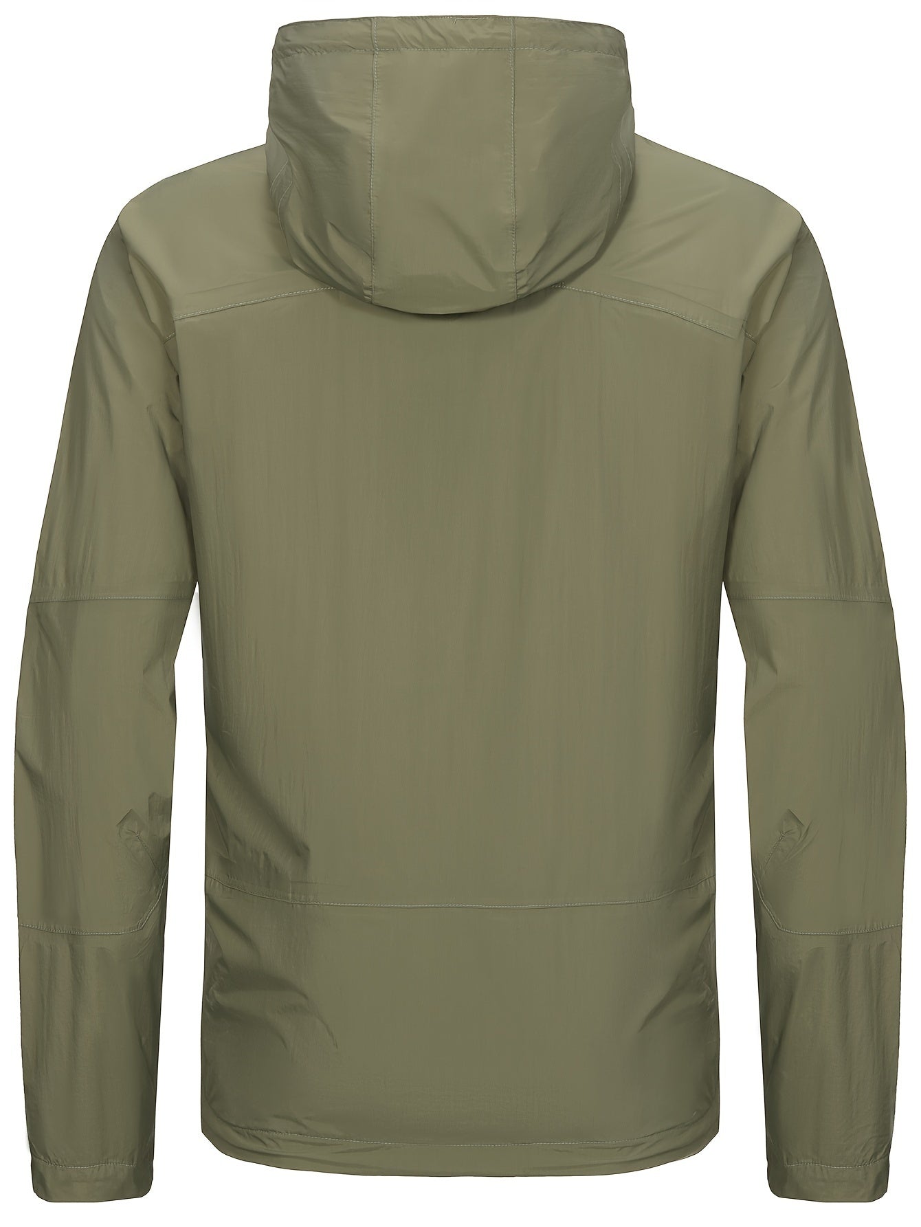 Men's Lightweight Hooded Waterproof Jacket for Outdoor Activities