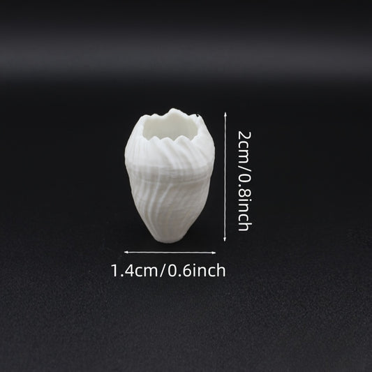 Mini Art Vase for Dollhouses Plastic Flower Arrangement DIY Collectible Display