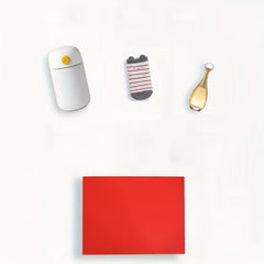 Small Red Magnetic Lid Box for Special Occasions