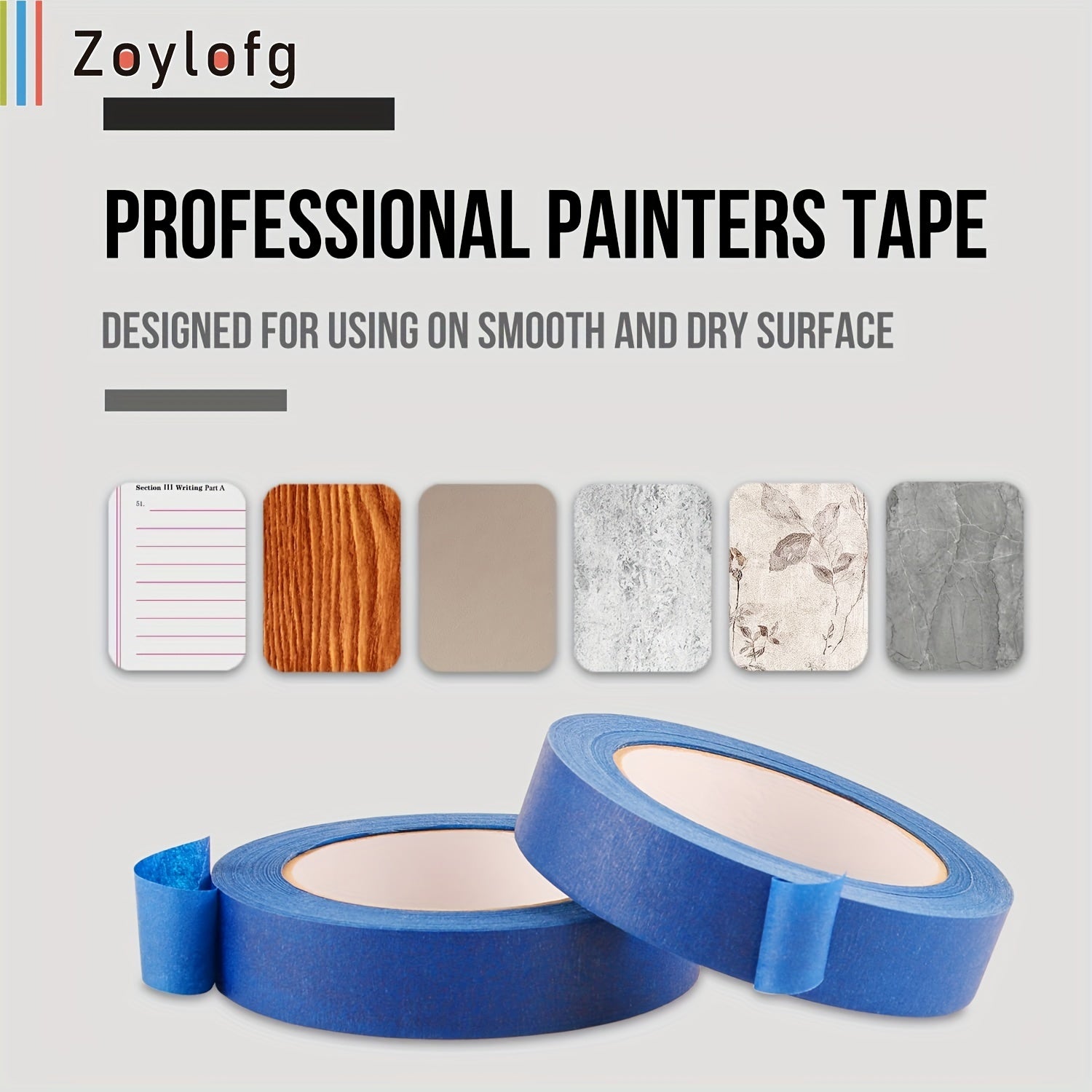 1pc Paint Washi Tape 2.54 Cm Masking Tape Wall Security Tape Paint Supplies