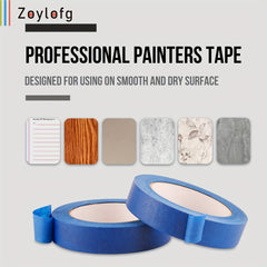 1pc Paint Washi Tape 2.54 Cm Masking Tape Wall Security Tape Paint Supplies