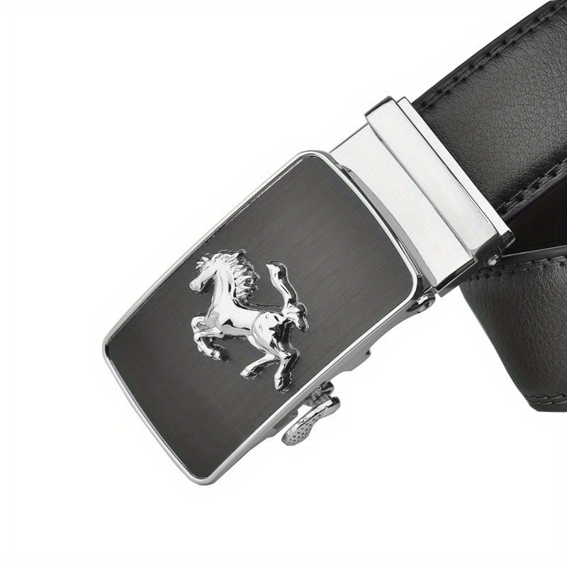 Men's Automatic Buckle Business Leather Belt