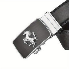 Men's Automatic Buckle Business Leather Belt