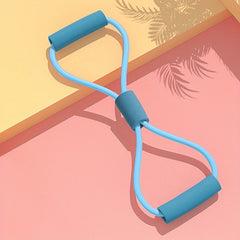 2pcs Elastic 8 Figure Puller Yoga Resistance Training Rope For Body Shaping