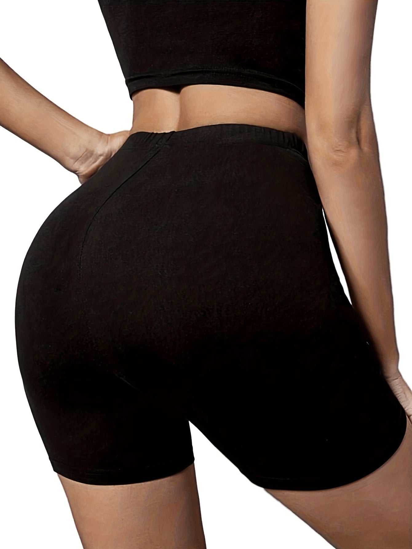 Butterfly Print Elastic Waist Leggings for Women