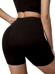 Butterfly Print Elastic Waist Leggings for Women