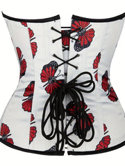 Butterfly Print Corset Tummy Control Body Shaper
