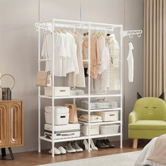 Large Capacity Coat Rack Standing Storage Rack