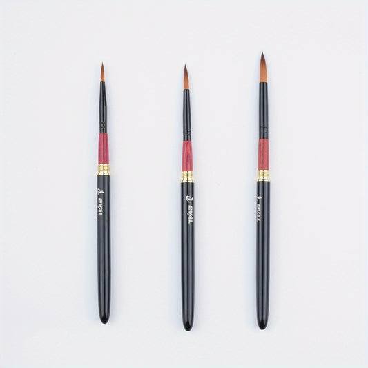 Travel Watercolor Brush YIHUALE 3pcs Portable Artist Brushes