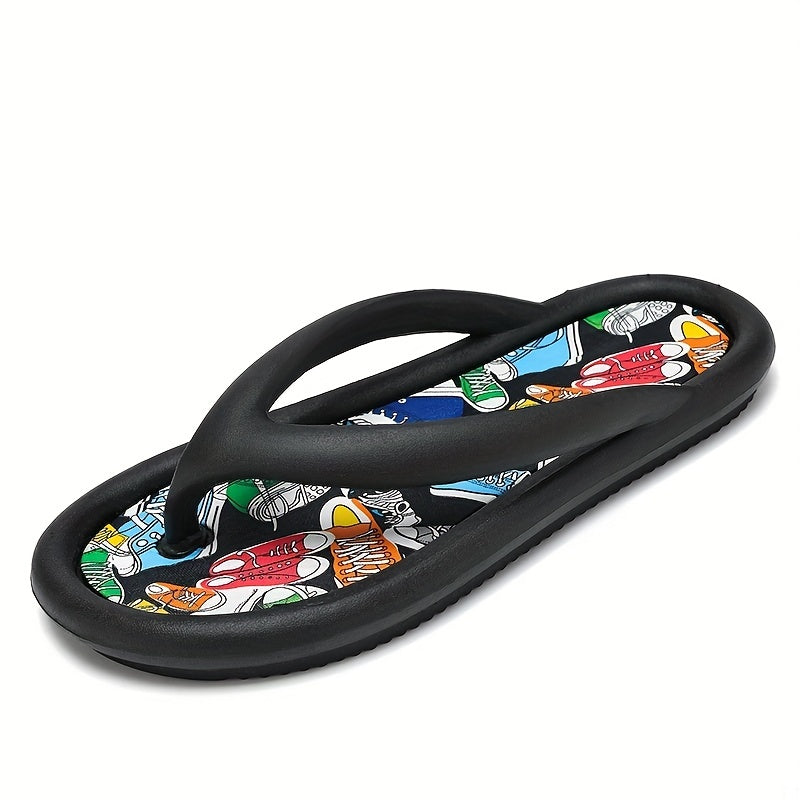 Men's Summer Flip Flops Lightweight Non Slip Thong Sandals