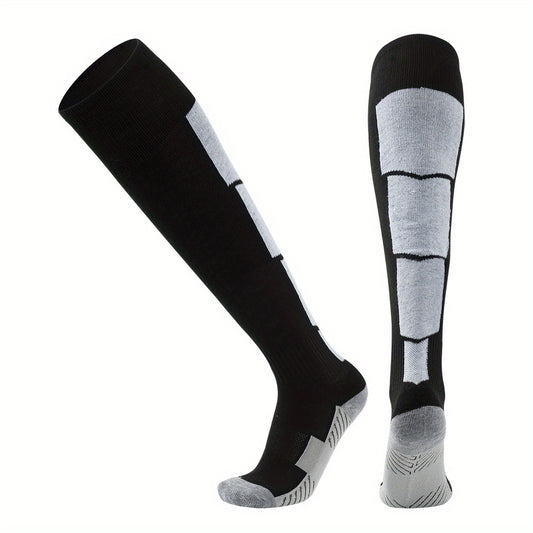 2pairs Outdoor Sports Socks Thick Towel Bottom Wear-resistant Breathable