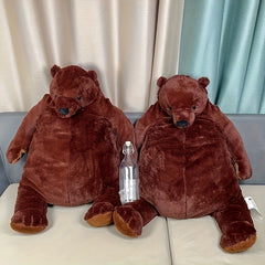 Giant Brown Bear Plush Toy Soft Stuffed Animal Doll Pillow