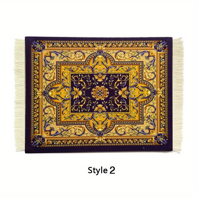 Persian Carpet Pattern Mouse Pad for Home Office Decor