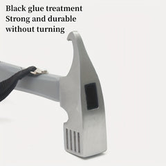 Outdoor Hammer High Carbon Steel Camping Household Tool Ground Nail Remover