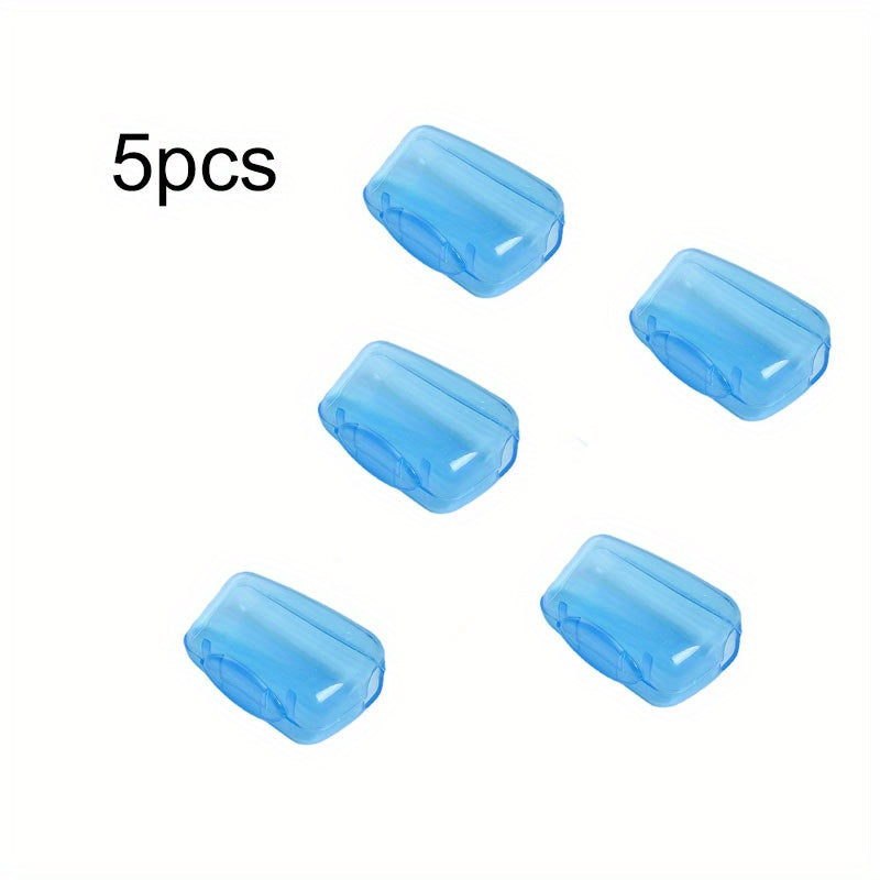 5pcs Toothbrush Head Cover Set Portable Toothbrush Protection Cover