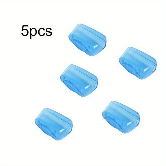 5pcs Toothbrush Head Cover Set Portable Toothbrush Protection Cover