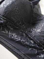 5pcs Lace Wireless Bras Full Coverage Women's Lingerie
