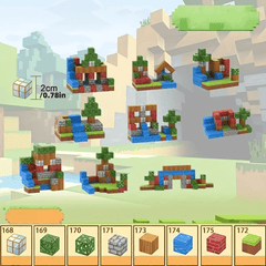 Building Blocks Toy Set DIY 3D Puzzle & Creative Home Decoration